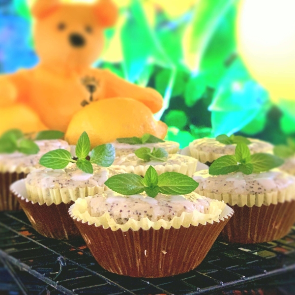 Vegan Lemon-Poppy Seed Muffins