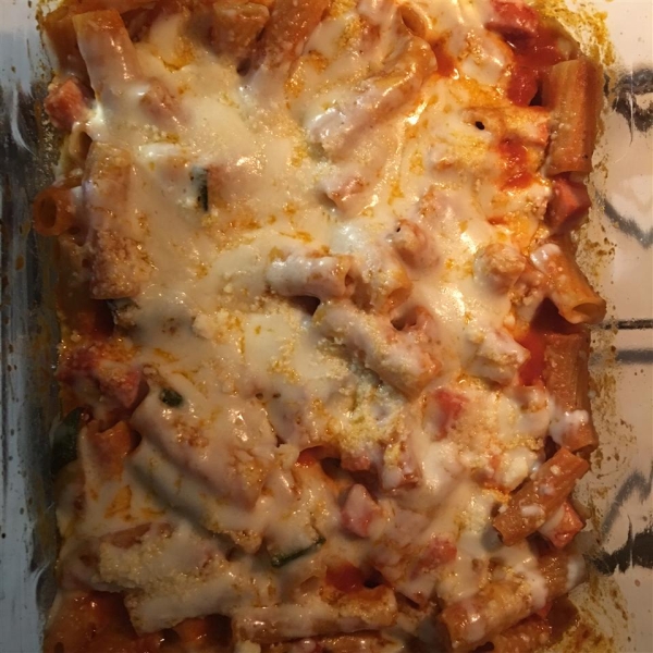 Ham and Cheese Pasta Bake