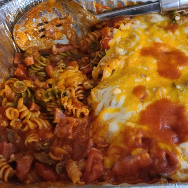 Ham and Cheese Pasta Bake