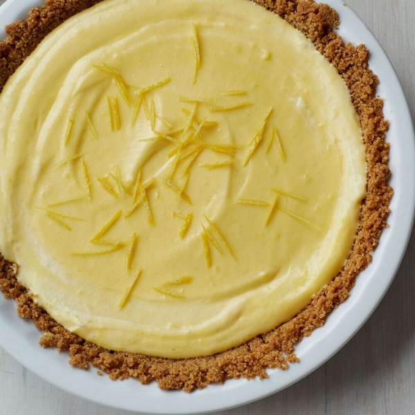 Lemon Pie with Rice Chex Crust