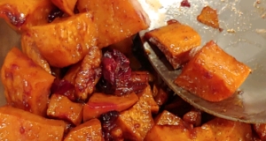 Spiced Sweet Potatoes and Cranberries