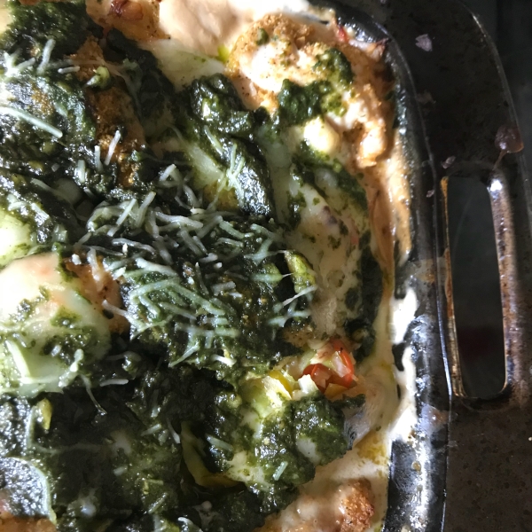 Chicken, Mushroom, and Polenta Lasagna