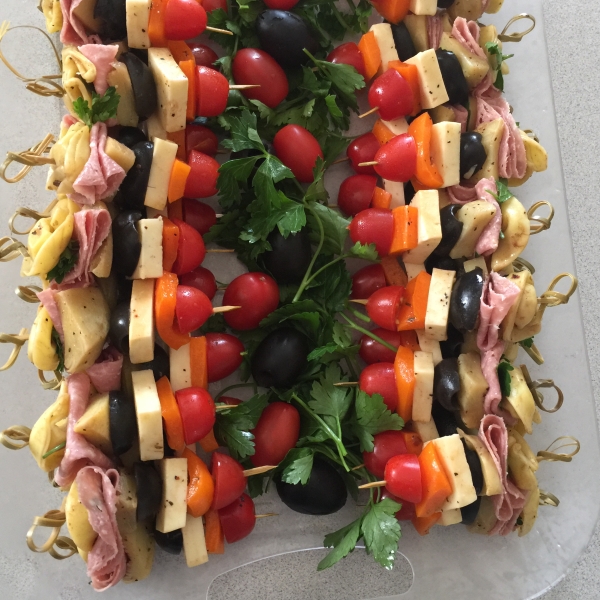 Pasta Salad on a Stick