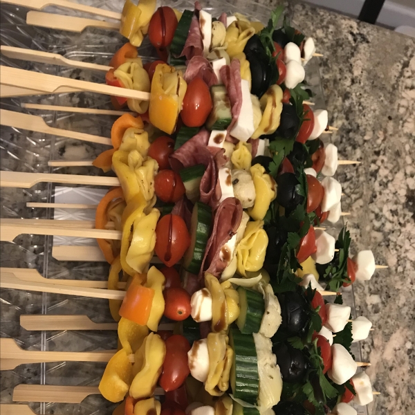 Pasta Salad on a Stick
