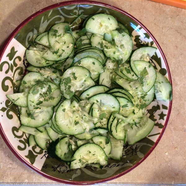 Swedish Pickled Cucumbers