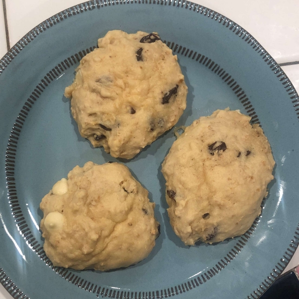Coconut Ginger Oatmeal Raisin Cookies