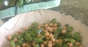 Fava and Butter Bean Salad
