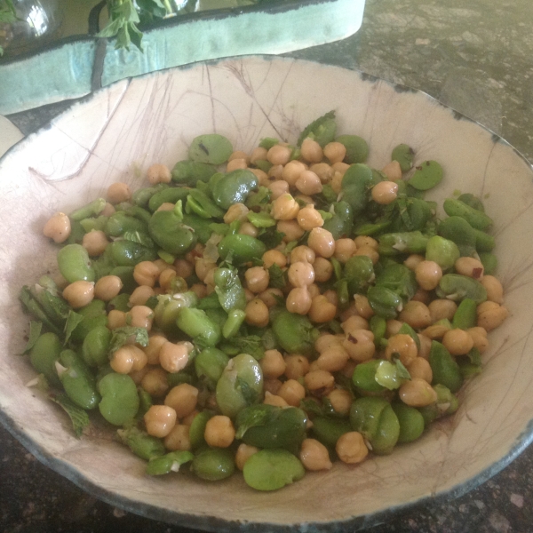 Fava and Butter Bean Salad
