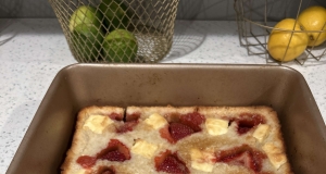Strawberry Cream Cheese Cobbler