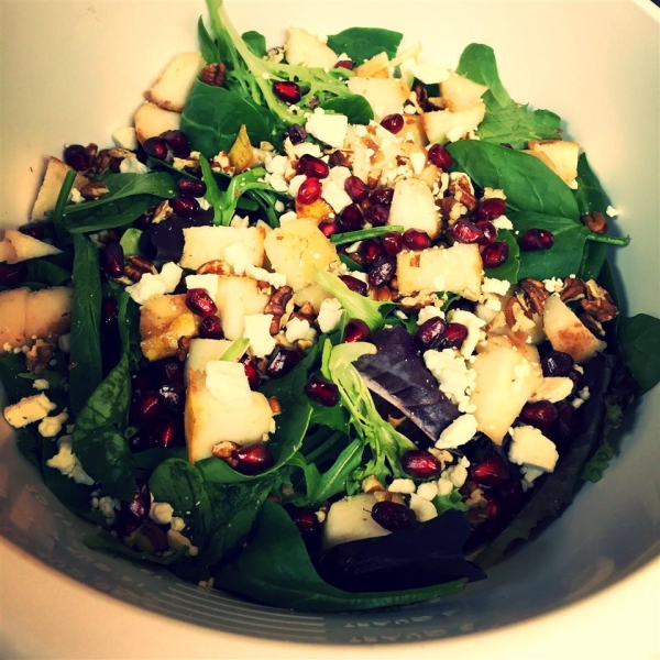 Pear and Pomegranate Salad