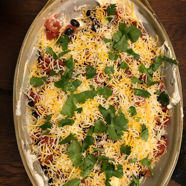 Layered Black Bean Dip