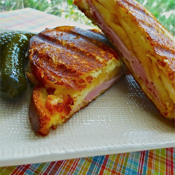 Ham and Pear Panini