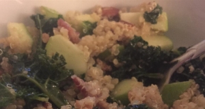 Kale, Apple, Avocado, and Bacon Salad