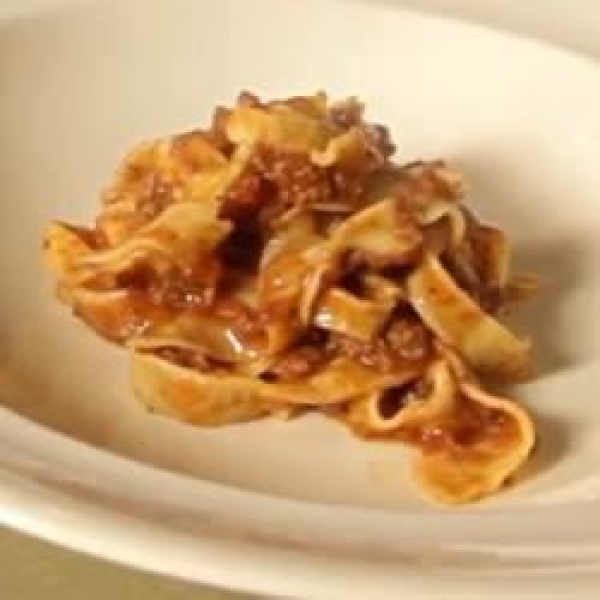 Bolognese with Homemade Noodles