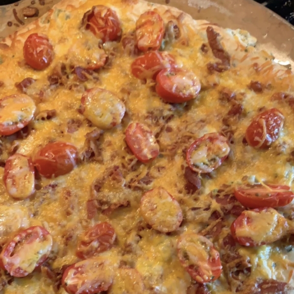 Spicy Jalapeno and Bacon Flatbread