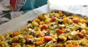 Sheet Pan Sausage and Seasonal Vegetables