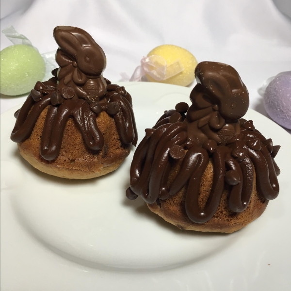 Ghirardelli Chocolate Chip Mini Bundt Cakes