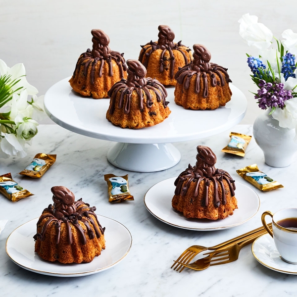 Ghirardelli Chocolate Chip Mini Bundt Cakes
