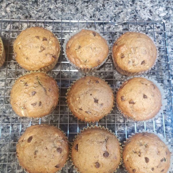 Zucchini-Chocolate Chip Muffins