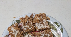 Coconut Jam Flapjacks
