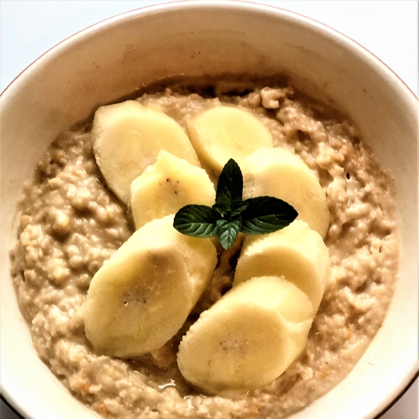 Easy Peanut Butter-Banana Oatmeal