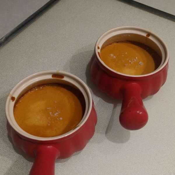 Salted Caramel Custard