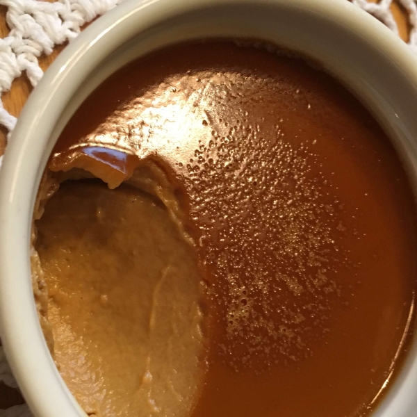 Salted Caramel Custard