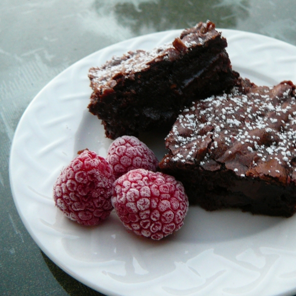 Righteous Raspberry Brownies