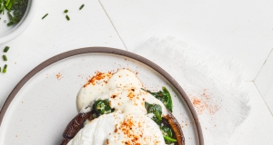 Portobello Spinach Eggs Benedict