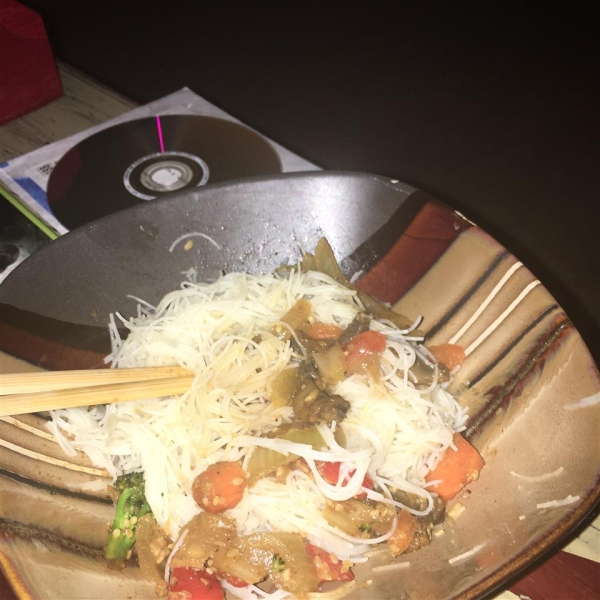 Stir Fried Sesame Vegetables with Rice
