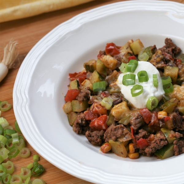 Mexican Zucchini Skillet Casserole