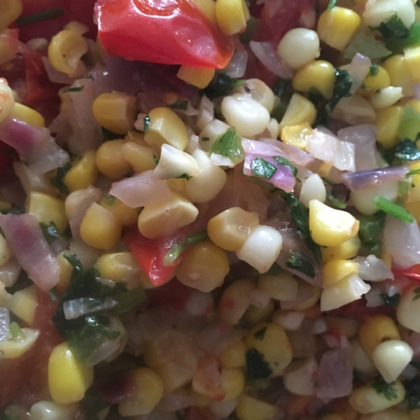 Cilantro Tomato Corn Salad