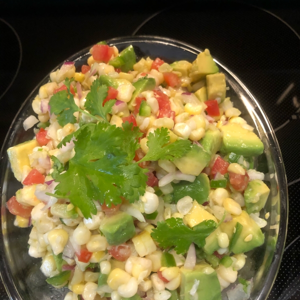 Cilantro Tomato Corn Salad