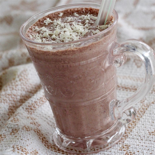 Chocolate Peach Smoothie