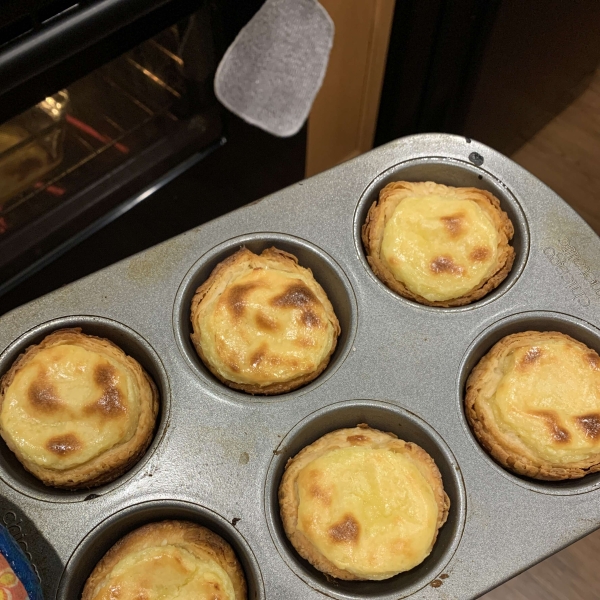 Portuguese Custard Tarts (Pasteis de Nata)