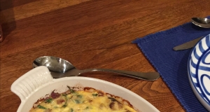 Bacon and Mushroom Frittata with Spinach and Gouda