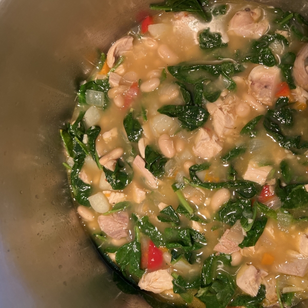 Chicken, Spinach, and Potato Soup