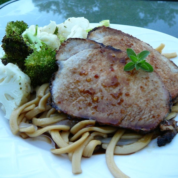 Grilled Asian Honey Garlic Pork Tenderloin