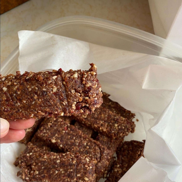 Chocolate-Cranberry Energy Bars