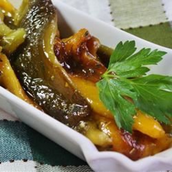 Roasted Peppers in Oil (Peperoni Arrostiti Sotto Olio)