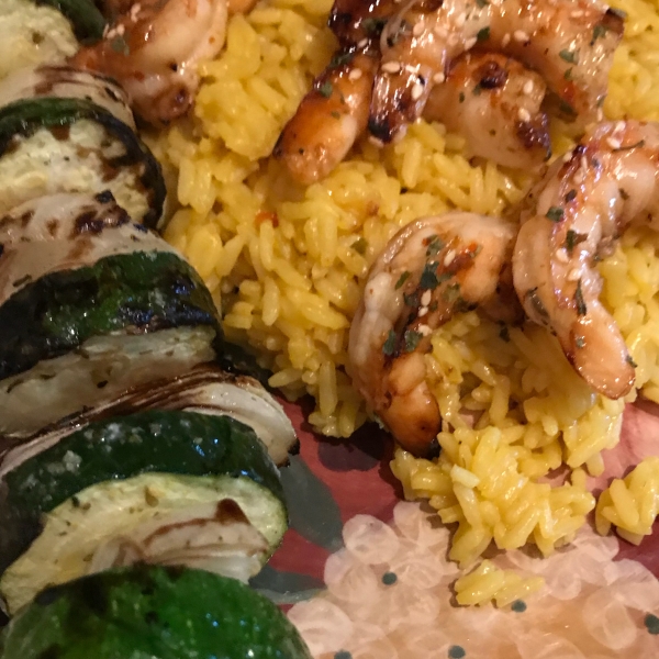 Sweet and Spicy Grilled Shrimp