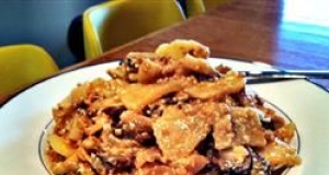 Slow Cooker Cheesy Mushroom Potatoes