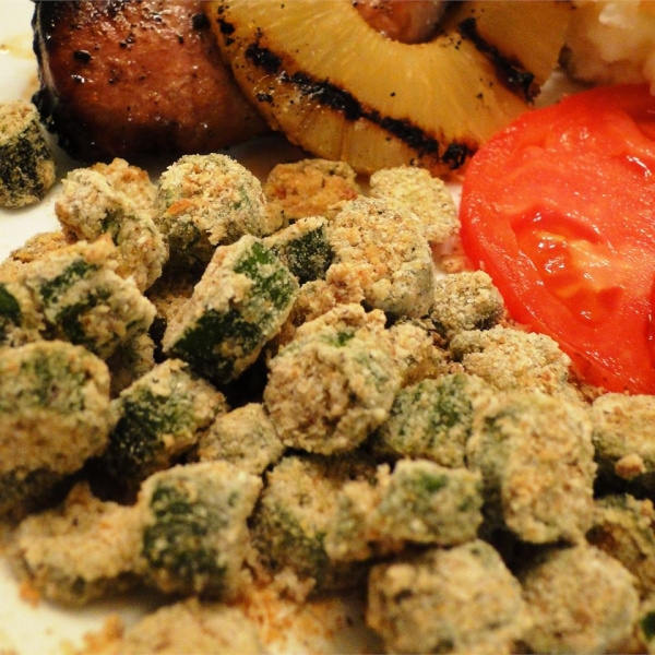 Oven Fried Okra