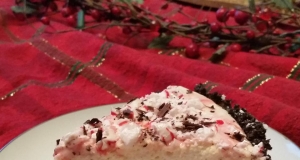 Peppermint Bavarian Cream Pie