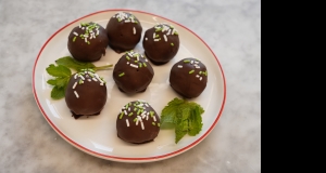 Easy Mint Chocolate Truffles