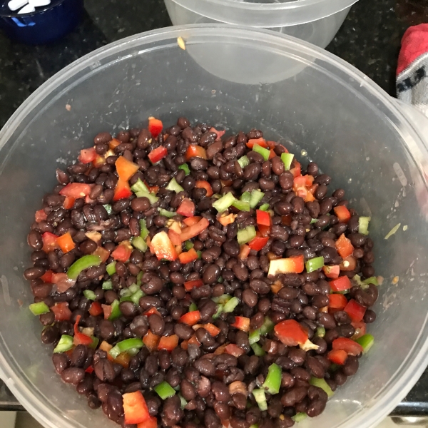 Cold Black Bean Salad