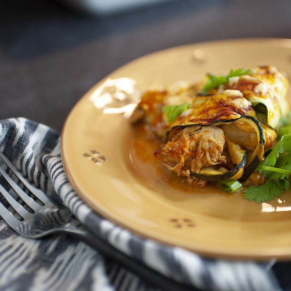 Low-Carb Zucchini Enchiladas