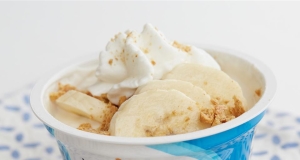 Banana Caramel Cream Pie Yogurt Cup