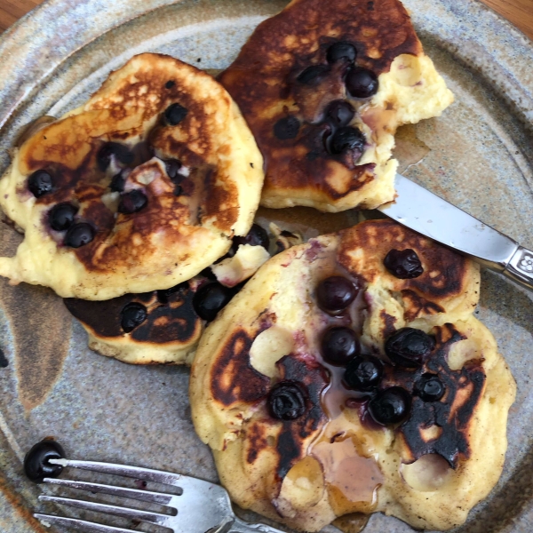 Blueberry Almond Pancakes
