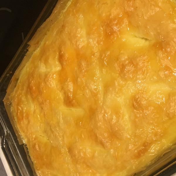 Traditional Galaktoboureko